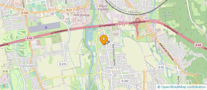 localisation de l'entreprise MONSIEUR CHRISTOPHE VARQUET  SOUES