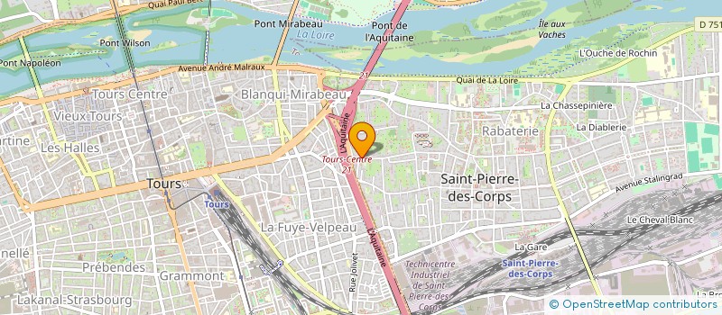 localisation de l'entreprise MONSIEUR CHRISTOPHE VASSAULT  SAINT-PIERRE-DES-CORPS