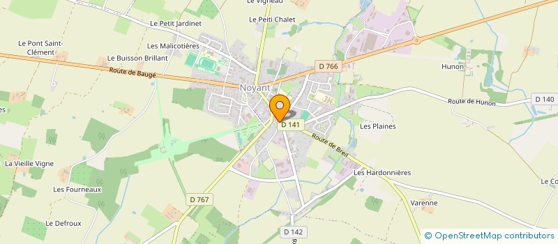 localisation de l'entreprise MONSIEUR CHRISTOPHE VASSELIN  NOYANT-VILLAGES