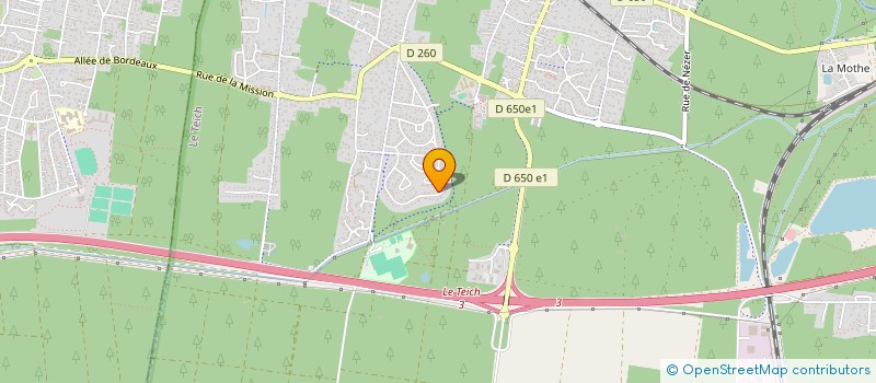 localisation de l'entreprise MONSIEUR CHRISTOPHE VASSEUR  LE TEICH