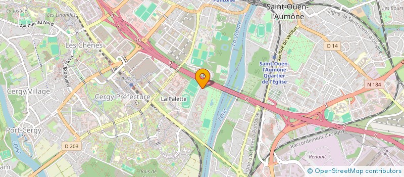 localisation de l'entreprise MONSIEUR CHRISTOPHE VASSEUR  PONTOISE