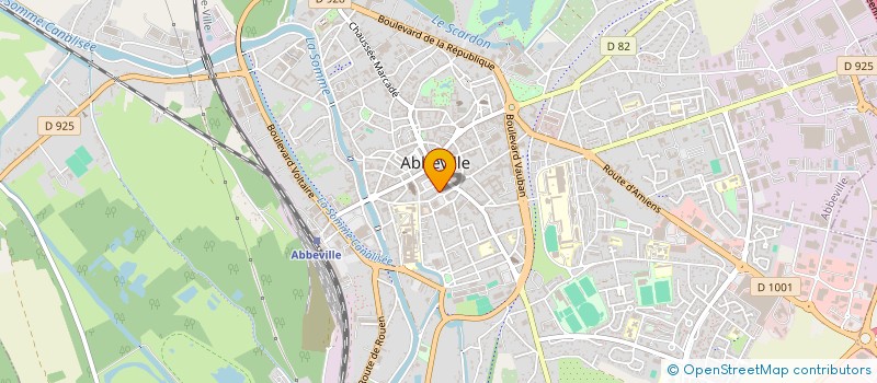 localisation de l'entreprise MONSIEUR CHRISTOPHE VATIGNEZ à ABBEVILLE