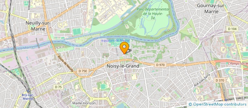 localisation de l'entreprise MONSIEUR CHRISTOPHE VATON à NOISY-LE-GRAND