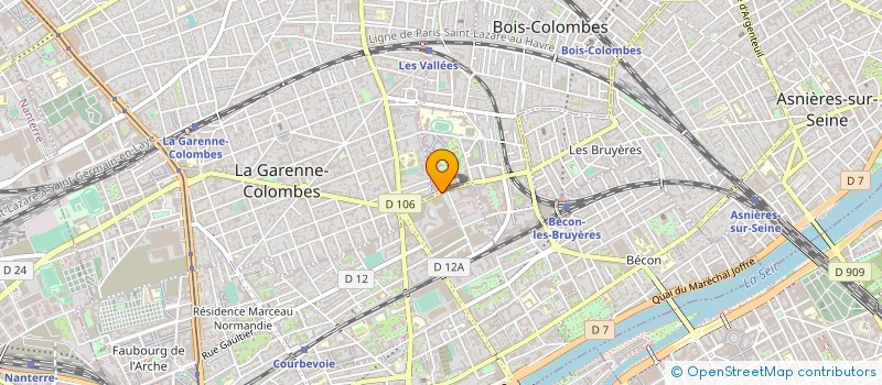 localisation de l'entreprise MONSIEUR CHRISTOPHE VAUTIER à COURBEVOIE