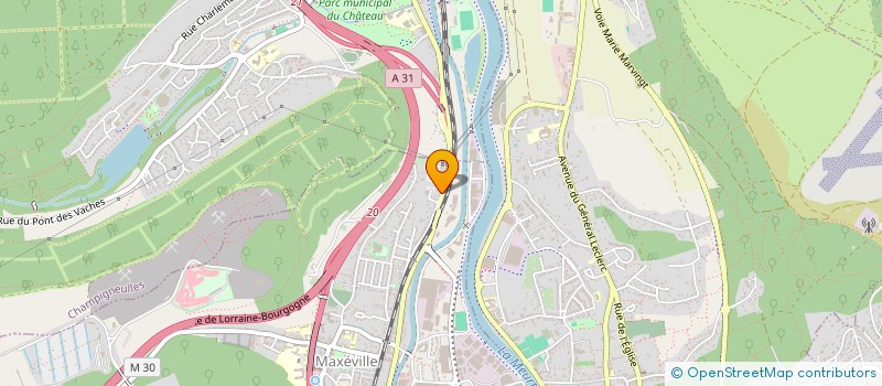 localisation de l'entreprise MONSIEUR CHRISTOPHE VAUTRIN  MAXEVILLE