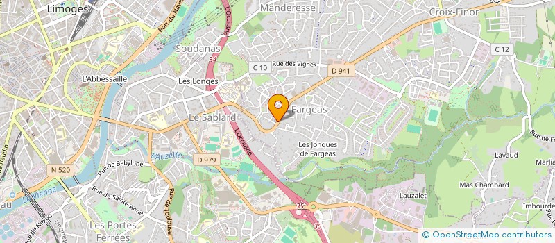 localisation de l'entreprise MONSIEUR CHRISTOPHE VAYDIE à PANAZOL