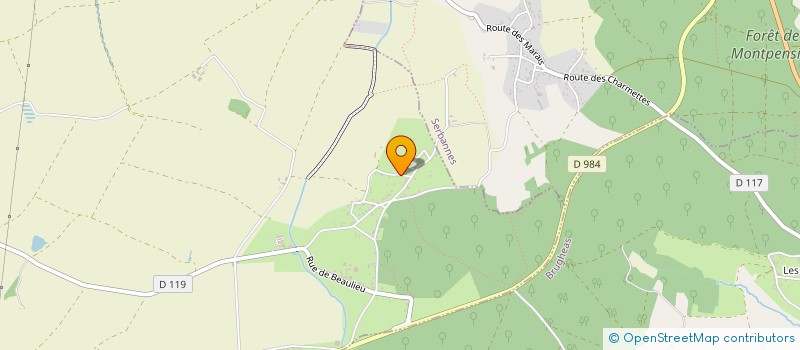 localisation de l'entreprise MONSIEUR CHRISTOPHE VECE  BIOZAT