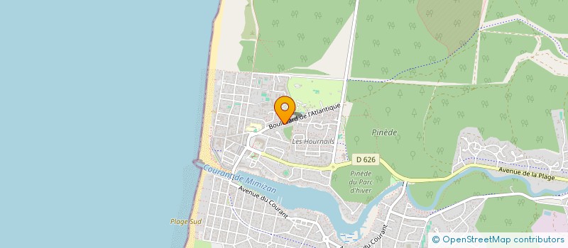 localisation de l'entreprise MONSIEUR CHRISTOPHE VEDIS  MIMIZAN