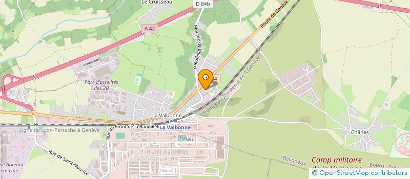 localisation de l'entreprise MONSIEUR CHRISTOPHE VELLA à BELIGNEUX
