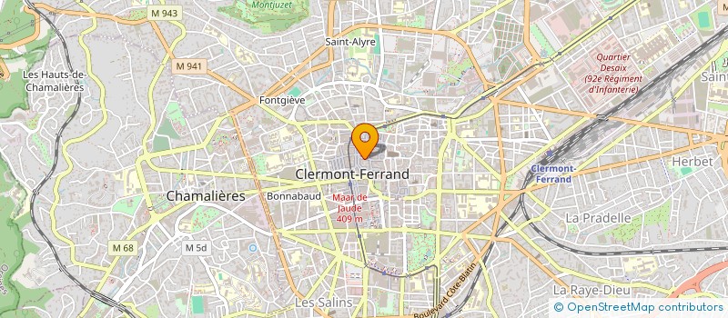 localisation de l'entreprise MONSIEUR CHRISTOPHE VELOSO FERREIRA  CLERMONT-FERRAND