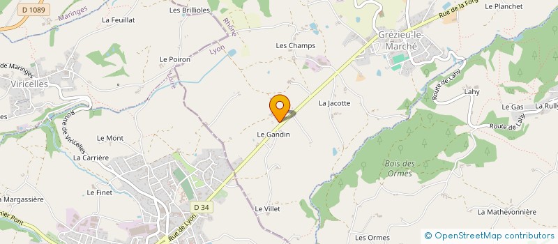 localisation de l'entreprise MONSIEUR CHRISTOPHE VENET  GREZIEU-LE-MARCHE