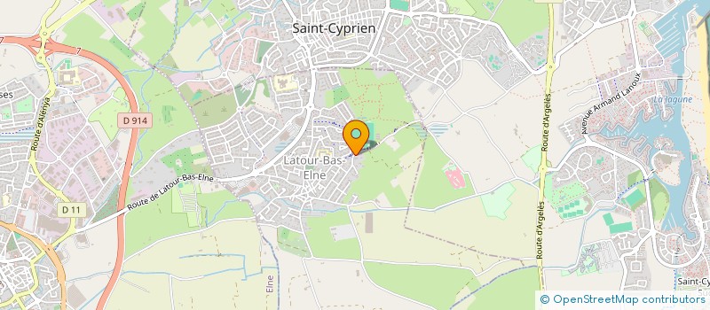 localisation de l'entreprise MONSIEUR CHRISTOPHE VENTURA  LATOUR-BAS-ELNE