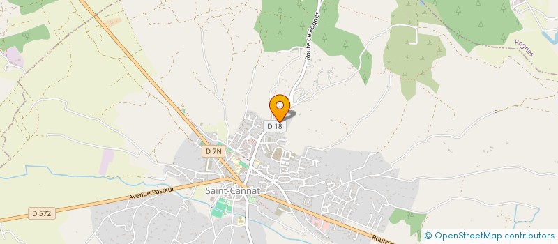 localisation de l'entreprise MONSIEUR CHRISTOPHE VENTURELLI à SAINT-CANNAT