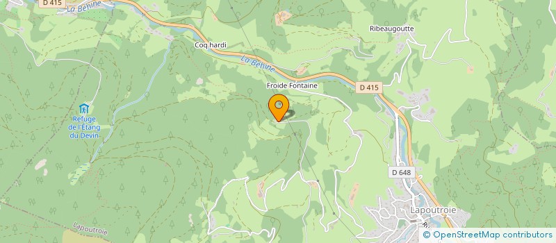 localisation de l'entreprise MONSIEUR CHRISTOPHE VERCHERE  LAPOUTROIE