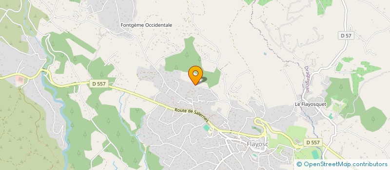 localisation de l'entreprise MONSIEUR CHRISTOPHE VERCHERE  FLAYOSC