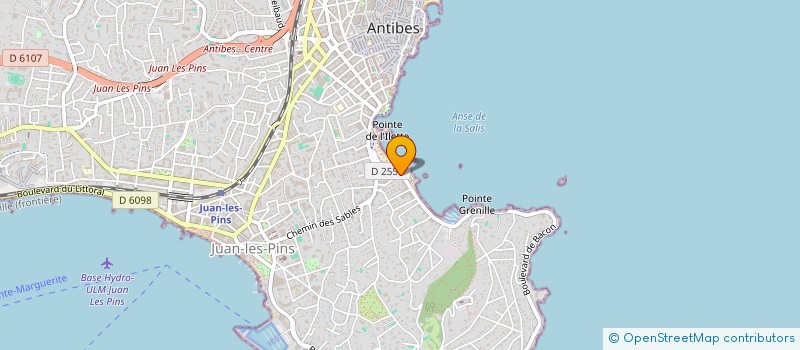 localisation de l'entreprise MONSIEUR CHRISTOPHE VERGANI  ANTIBES