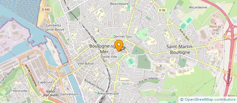localisation de l'entreprise MONSIEUR CHRISTOPHE VERMERSCH à BOULOGNE-SUR-MER