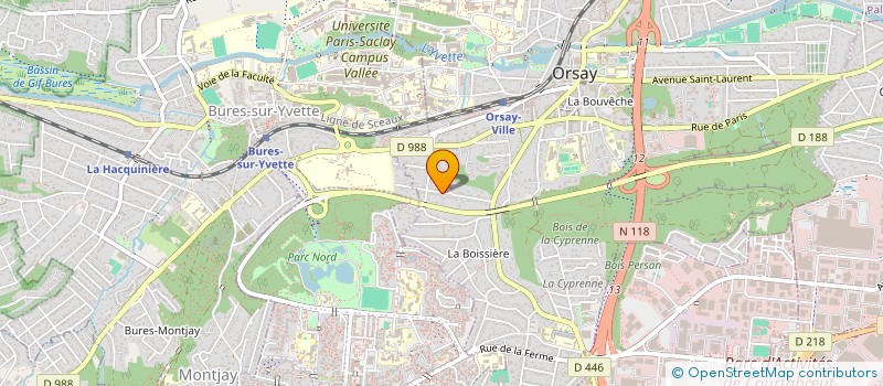 localisation de l'entreprise MONSIEUR CHRISTOPHE VERMERSCH à ORSAY