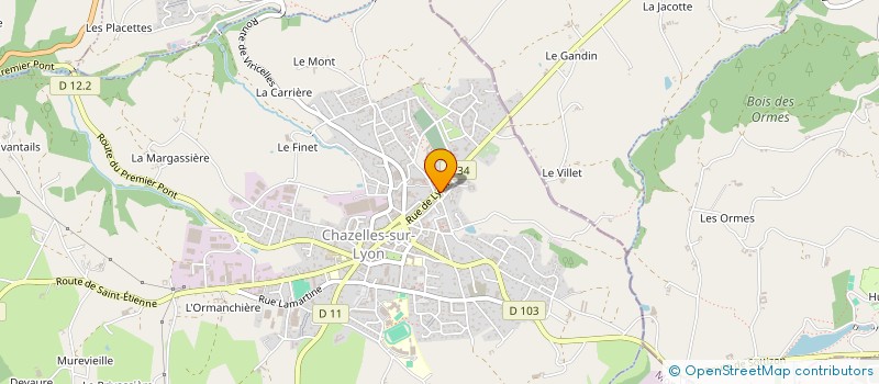 localisation de l'entreprise MONSIEUR CHRISTOPHE VERNAY  SAINT-LAURENT-DE-CHAMOUSSET