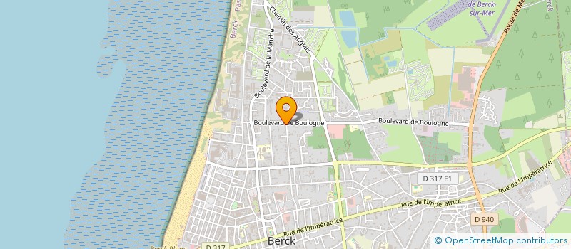 localisation de l'entreprise MONSIEUR CHRISTOPHE VERNEIGES  BERCK