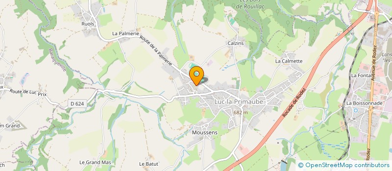 localisation de l'entreprise MONSIEUR CHRISTOPHE VERNIA à LUC-LA-PRIMAUBE