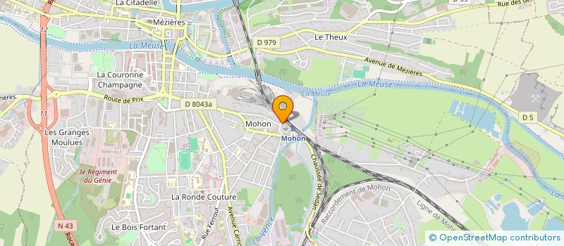 localisation de l'entreprise MONSIEUR CHRISTOPHE VERNOT  VILLERS-SEMEUSE