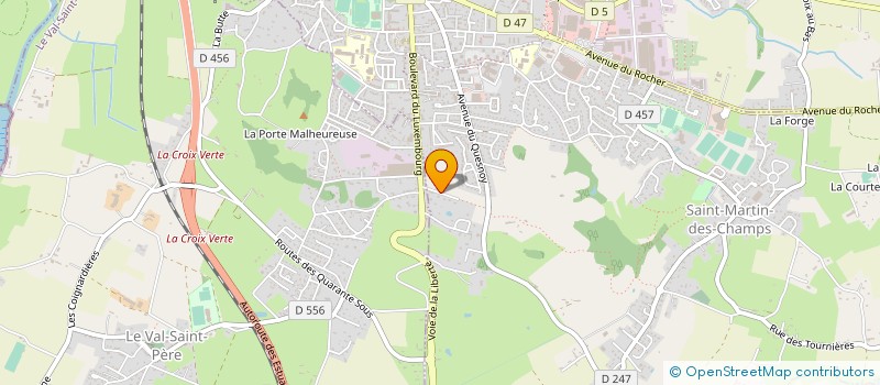 localisation de l'entreprise MONSIEUR CHRISTOPHE VEROVE  AVRANCHES