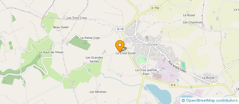 localisation de l'entreprise MONSIEUR CHRISTOPHE VETEL à LE MENE