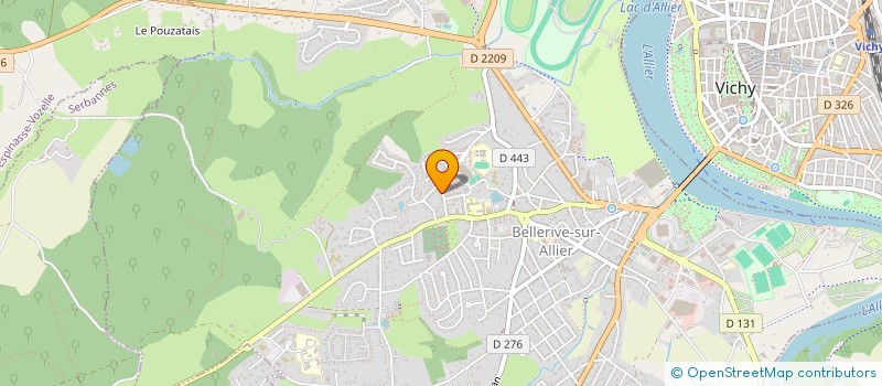 localisation de l'entreprise MONSIEUR CHRISTOPHE VEXENAT à BELLERIVE-SUR-ALLIER