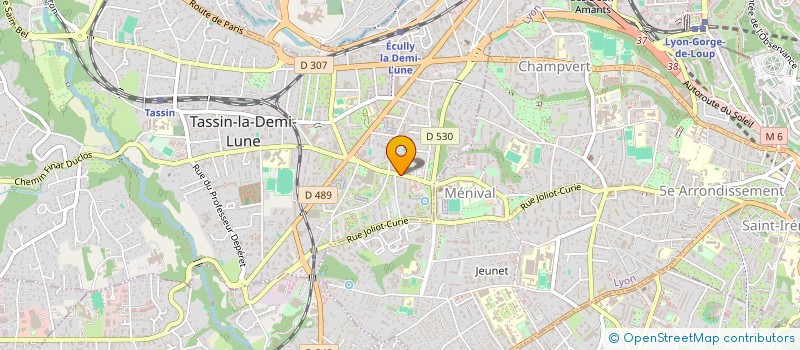 localisation de l'entreprise MONSIEUR CHRISTOPHE VEYRE  TASSIN-LA-DEMI-LUNE