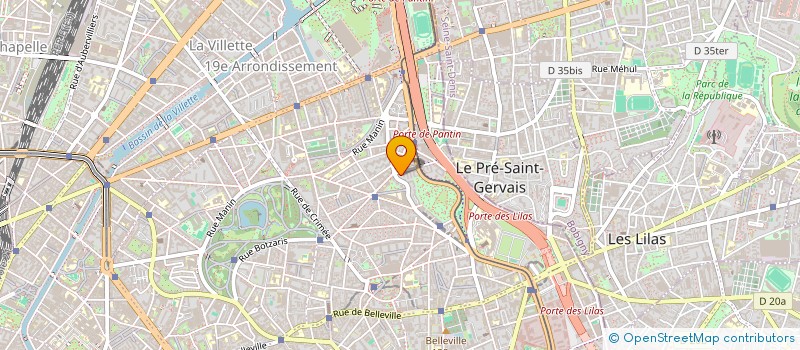 localisation de l'entreprise MONSIEUR CHRISTOPHE VEYRON  PARIS