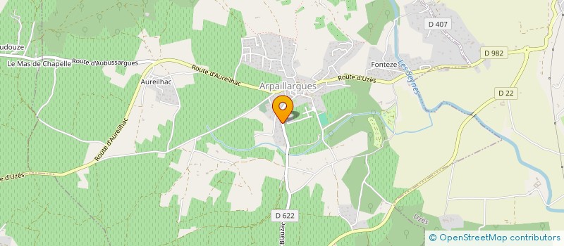 localisation de l'entreprise MONSIEUR CHRISTOPHE VIAL à ARPAILLARGUES-ET-AUREILLAC