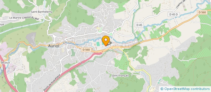 localisation de l'entreprise MONSIEUR CHRISTOPHE VIALATTE  AURIOL