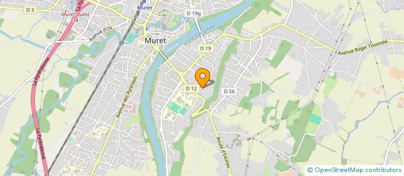 localisation de l'entreprise MONSIEUR CHRISTOPHE VIALLELE  MURET