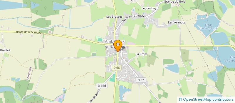 localisation de l'entreprise MONSIEUR CHRISTOPHE VIALLON  AMBERIEUX-EN-DOMBES