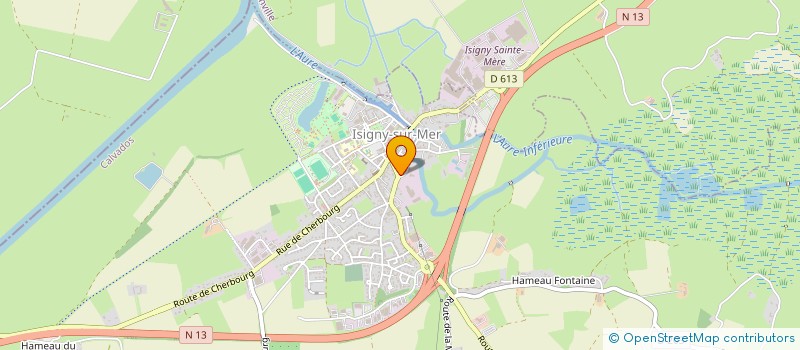 localisation de l'entreprise MONSIEUR CHRISTOPHE VIARD  ISIGNY-SUR-MER