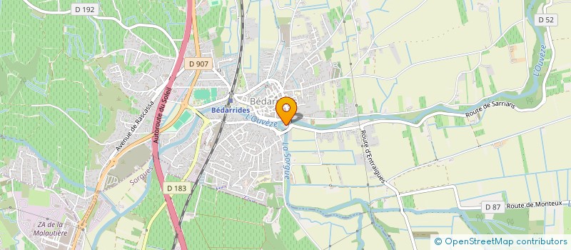 localisation de l'entreprise MONSIEUR CHRISTOPHE VIAUD  BEDARRIDES