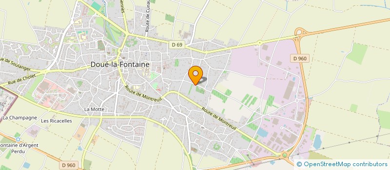localisation de l'entreprise MONSIEUR CHRISTOPHE VIAULT à DOUE-EN-ANJOU