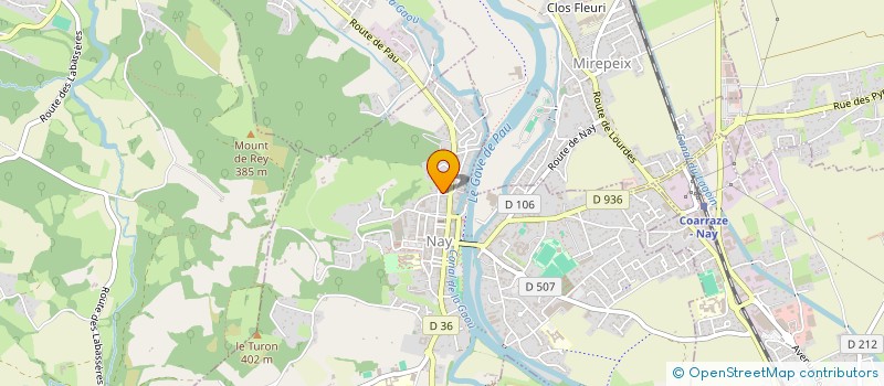 localisation de l'entreprise MONSIEUR CHRISTOPHE VICENTE TAVARES  NAY