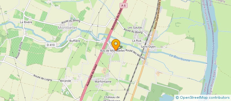 localisation de l'entreprise MONSIEUR CHRISTOPHE VIDAL  MONTBELLET