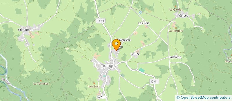 localisation de l'entreprise MONSIEUR CHRISTOPHE VIDIL  TIRANGES