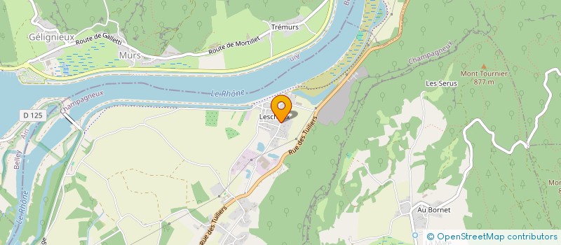 localisation de l'entreprise MONSIEUR CHRISTOPHE VIEILLY  SAINT-GENIX-LES-VILLAGES