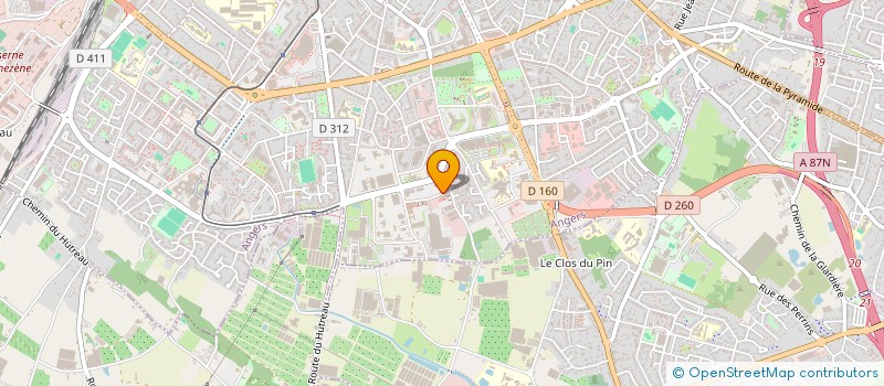 localisation de l'entreprise MONSIEUR CHRISTOPHE VIEVILLE à ANGERS
