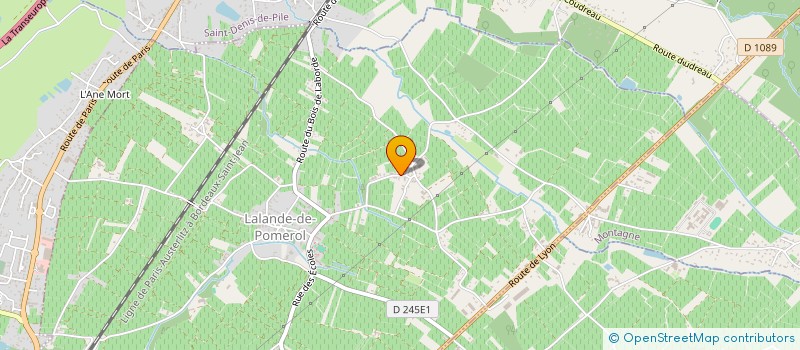 localisation de l'entreprise MONSIEUR CHRISTOPHE VIGNAUD  LALANDE-DE-POMEROL