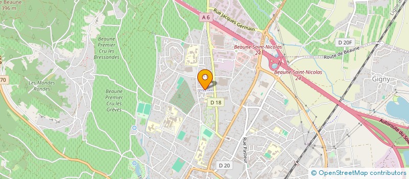 localisation de l'entreprise MONSIEUR CHRISTOPHE VIGNERON à BEAUNE