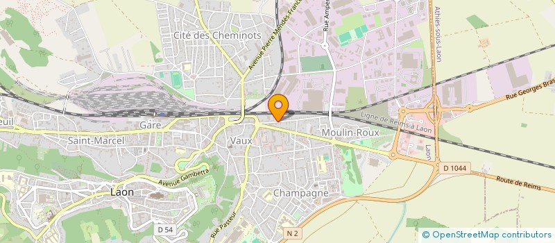 localisation de l'entreprise MONSIEUR CHRISTOPHE VIGNON à LAON