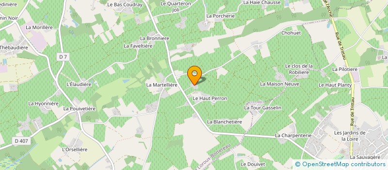 localisation de l'entreprise MONSIEUR CHRISTOPHE VILAIN à LE LOROUX-BOTTEREAU