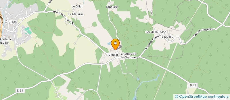 localisation de l'entreprise MONSIEUR CHRISTOPHE VILISQUES à DIGNAC