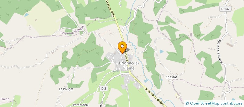 localisation de l'entreprise MONSIEUR CHRISTOPHE VILLENEUVE à BRIGNAC-LA-PLAINE