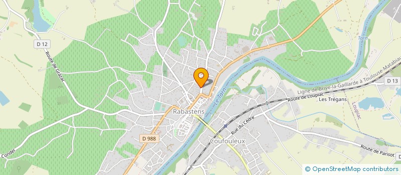 localisation de l'entreprise MONSIEUR CHRISTOPHE VILLENEUVE  RABASTENS